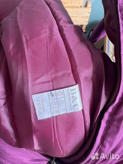 Полукомбинезон зимний на девочку 110