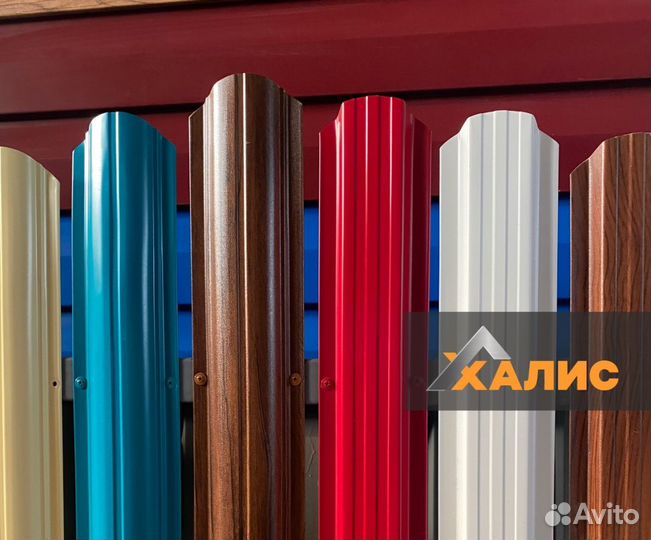 Евроштакетник под дерево