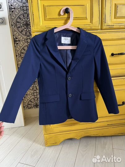 Пиджак зара 134 на мальчика