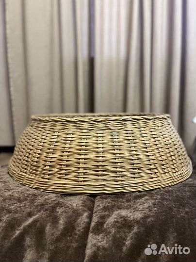 Плетеная юбка для елки