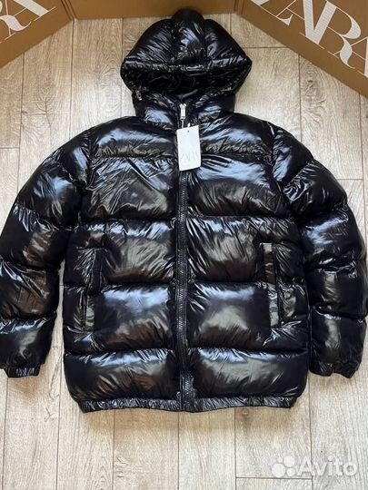 Пуховик Moncler X Zara Черный