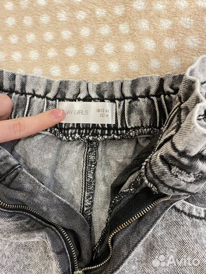 Серые шорты для девочки