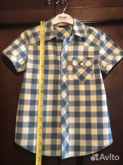 Рубашка для мальчика 6-8 лет, Sisley