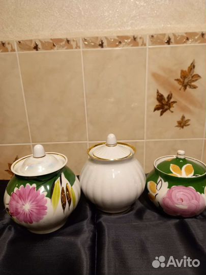 Винтаж.Чайный сервиз Вербилки,Дулево СССР