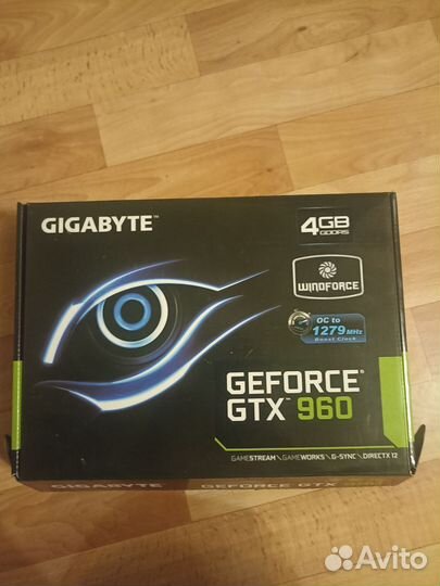 Видеокарта gigabyte gtx 960 4 gb