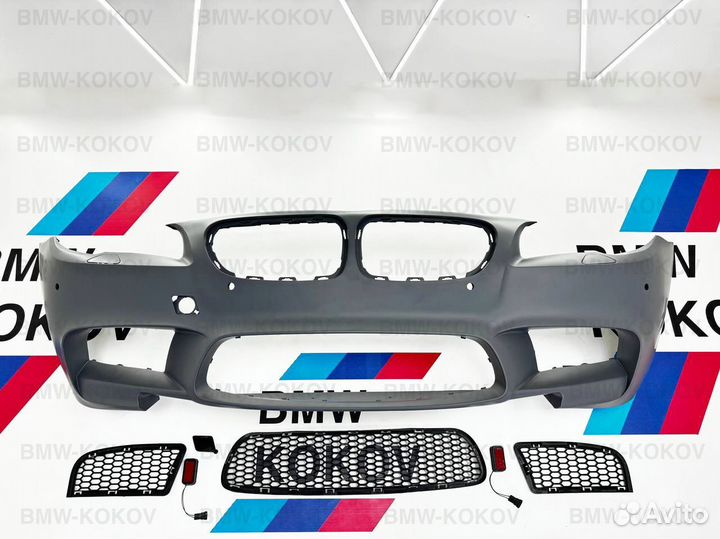 Передний бампер для BMW F10 в стиле M5 PP-пластик