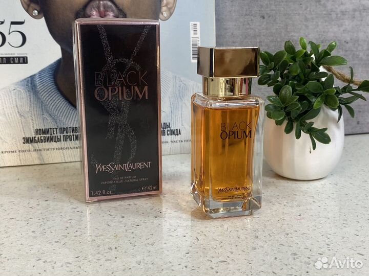 Духи Ysl Black Opium 42 мл оригинальный тестер