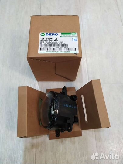 Противотуманная фара depo для aveo