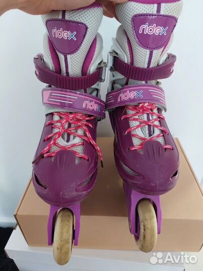 Роликовые коньки детские раздвижные