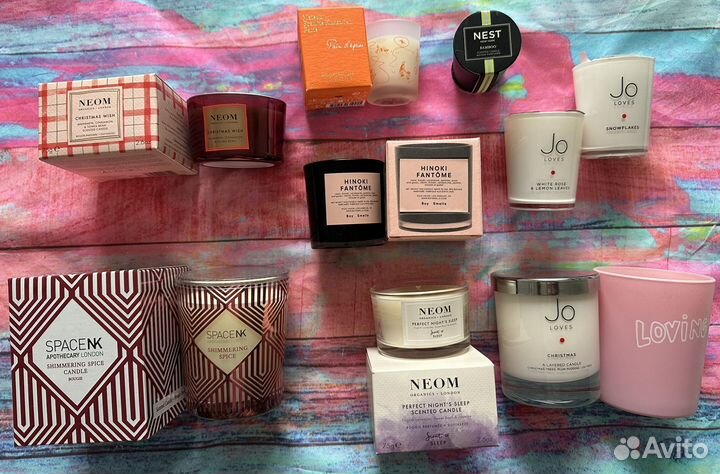 Парфюм, фиолки и свечи,распив