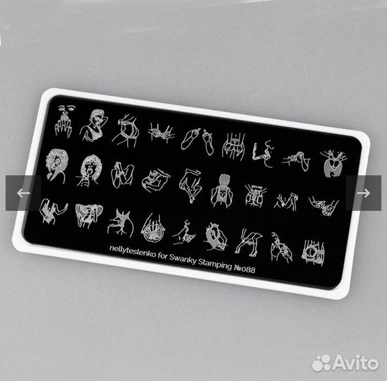 Swanky Stamping, Авторский набор для стемпинга by
