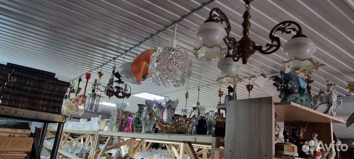 Люстры ссср, хрусталь, бронза