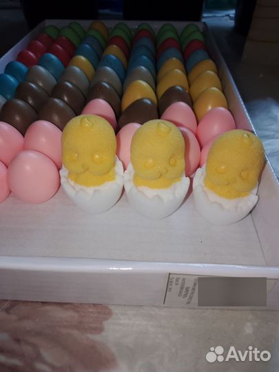 Яйцо перепелинное, мыло ручной работы