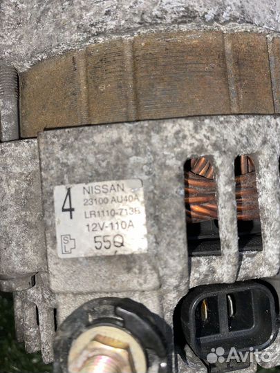 Генератор QR20DE Nissan X-Trail NT30 23100AU40A