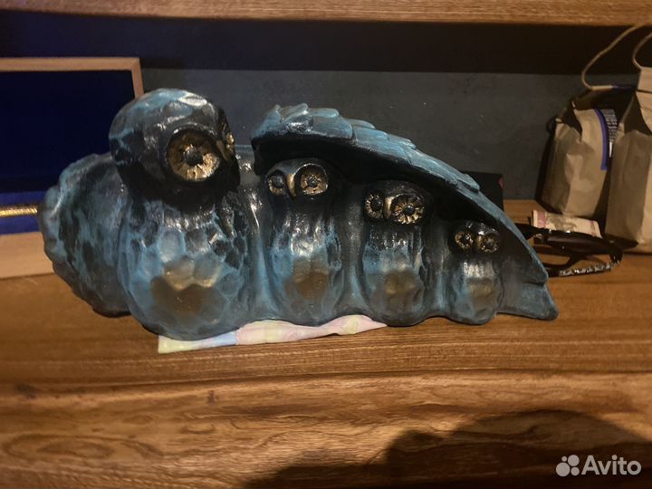 Совы из глины нашол на улице