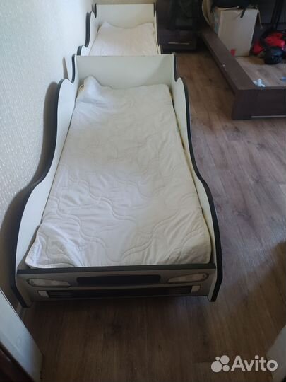 Детская кровать от 3 лет с матрасом бу