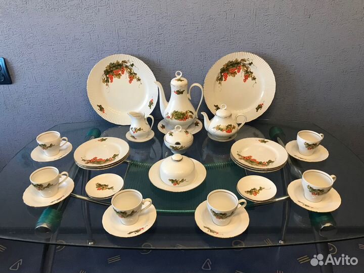 Чайный, столовый сервиз jlmenau 6 персон Германия