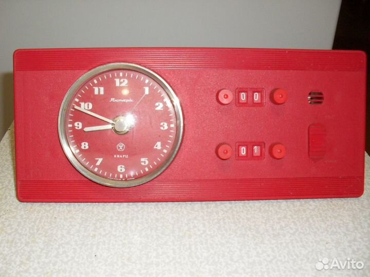 Часы Янтарь с таймером