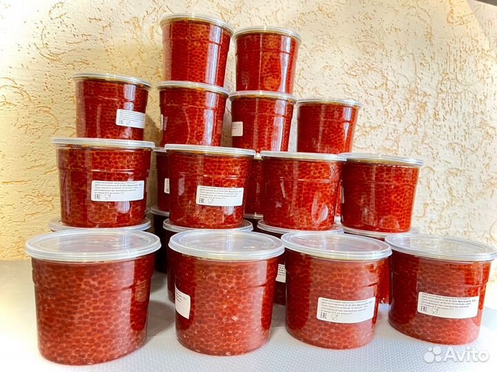 Красная икра горбуши