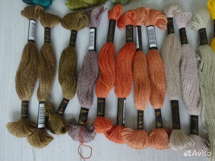 Нитки мулине набор 76 цветов