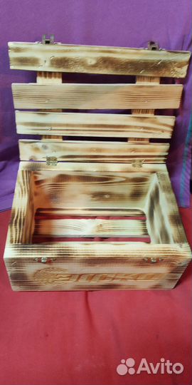 Ящик деревянный подарочный Декоративные шкатулка