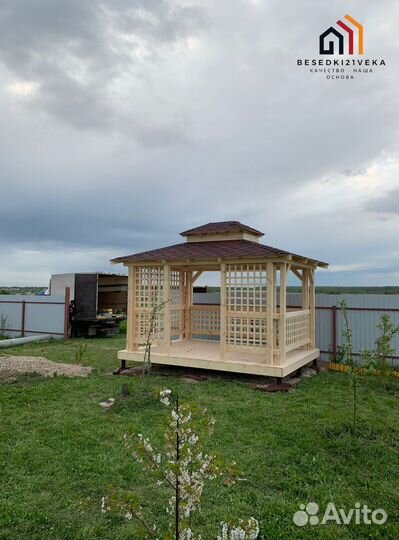 Беседка открытая 3х4
