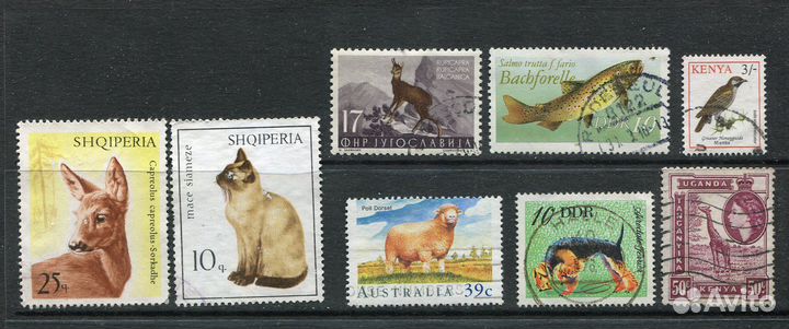 Марки фауна