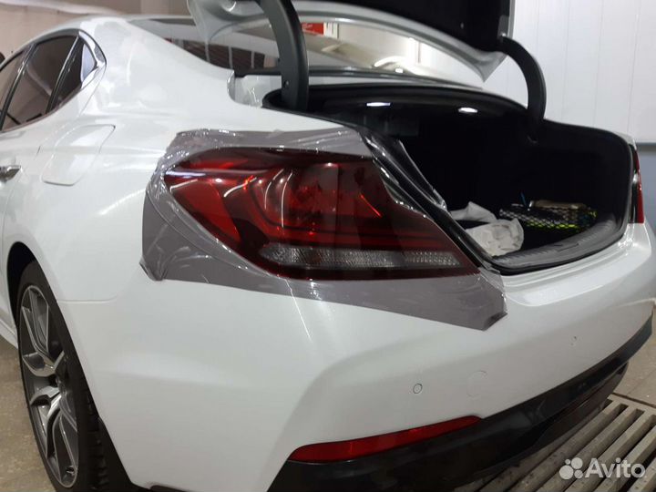 Тонирование фар автомобиля