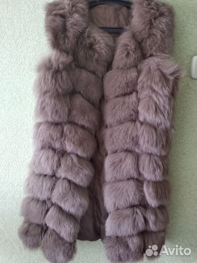 Жилетка из песца 44