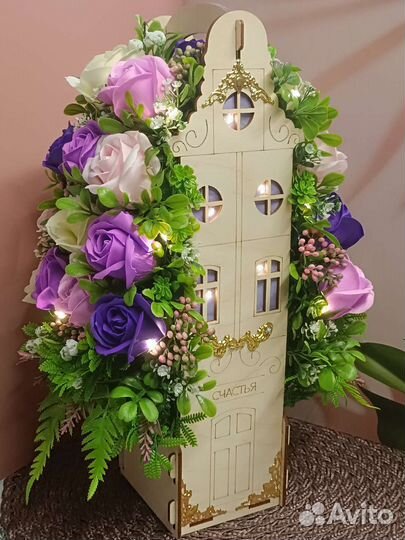 Букет из мыльных цветов