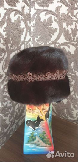 Шапка норковая женская