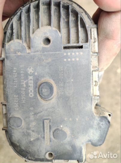 Дроссельная заслонка Hyundai Solaris хэчбек G4FC