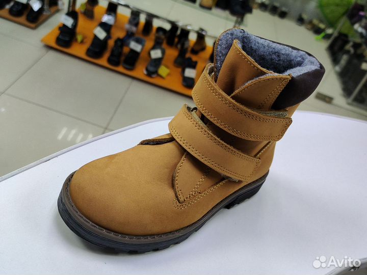 Ботинки демисезонные Котофей, кожа.30,32
