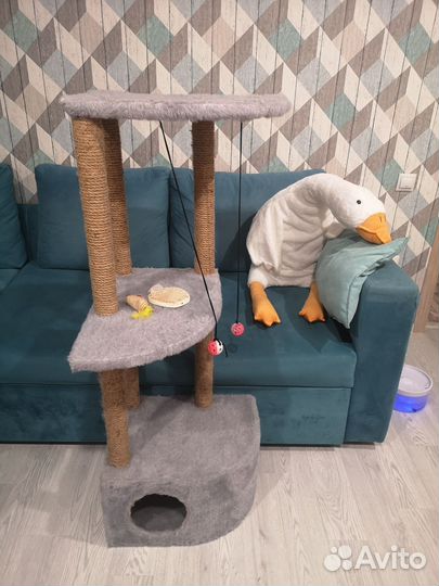 Домик для кошки когтеточка