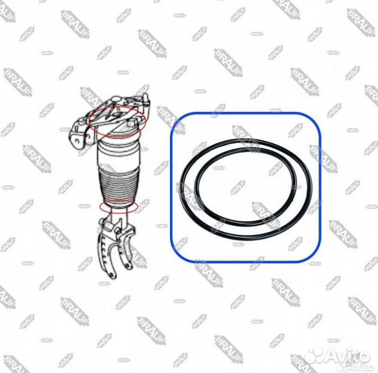 Резинка пневмобаллона Audi Q7 Touareg GP Cayenne