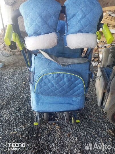 Санки-коляска