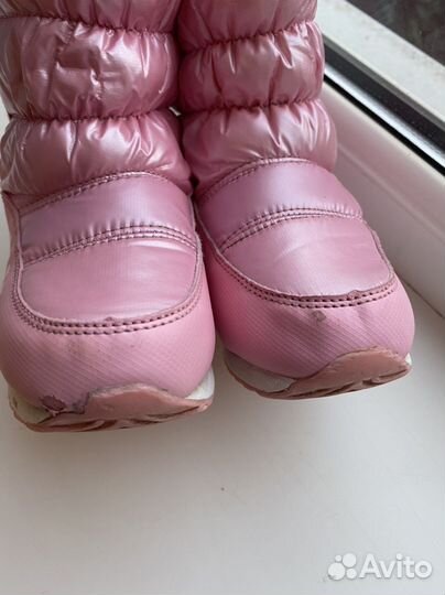 Сапожки для девочки утепленные