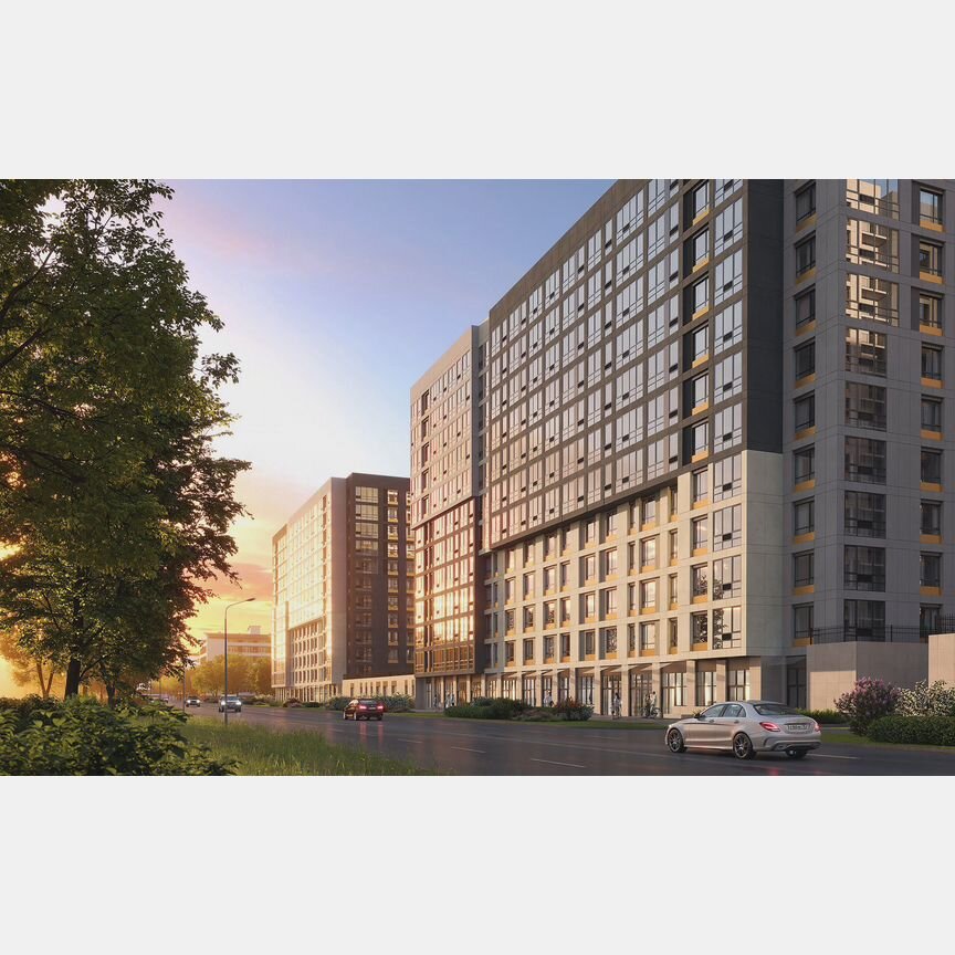 2-к. квартира, 63,5 м², 13/18 эт.