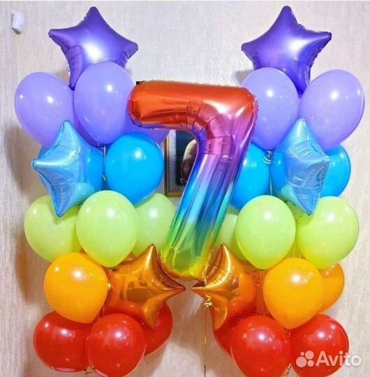 Воздушные шары с гелием, фотозоны, арки