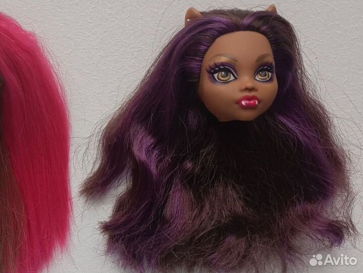 Голова куклы монстер хай Клодин Вульф