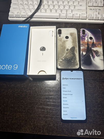 Телефон meizu note 9