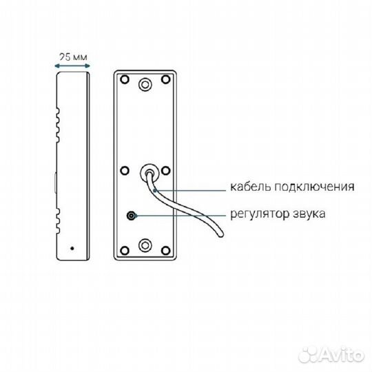 Вызывная панель CTV-D10 Plus (бронза)