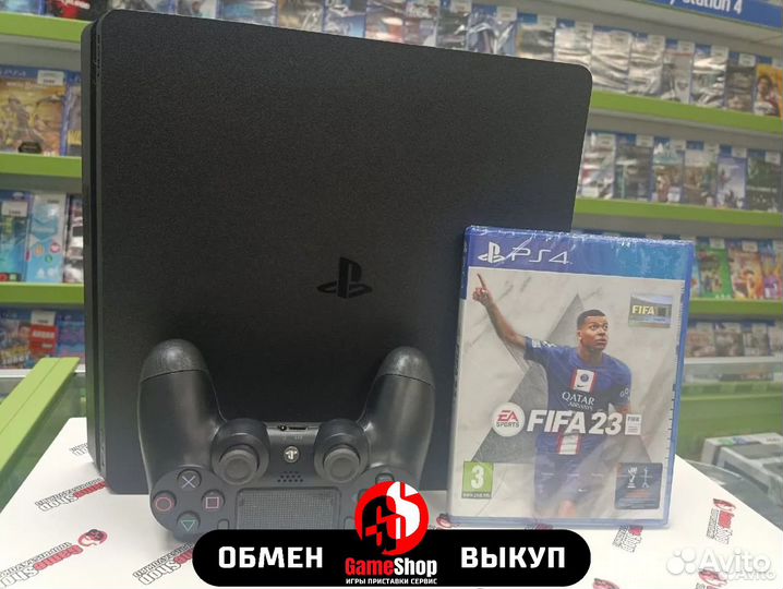 PlayStation 4 Slim + FIFA 23