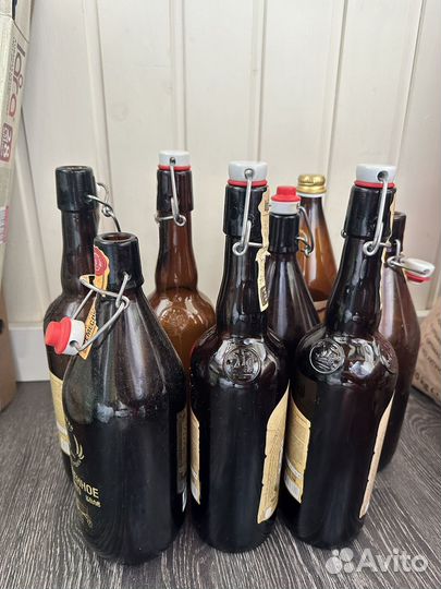 Бутылка с бугельной пробкой 1 л