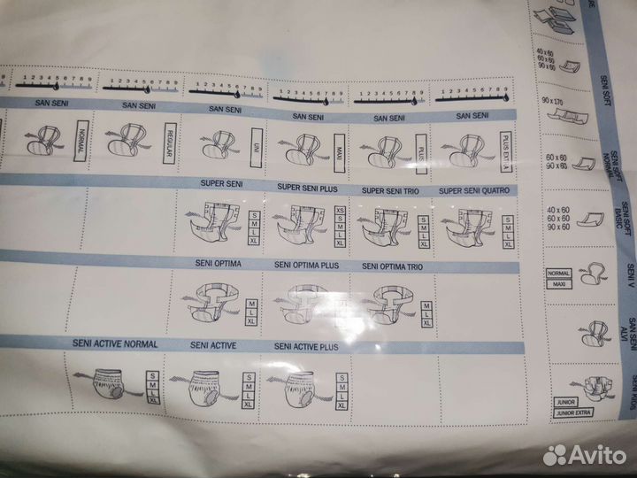 Памперсы для взрослых seni L