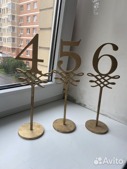 Нумерация столов