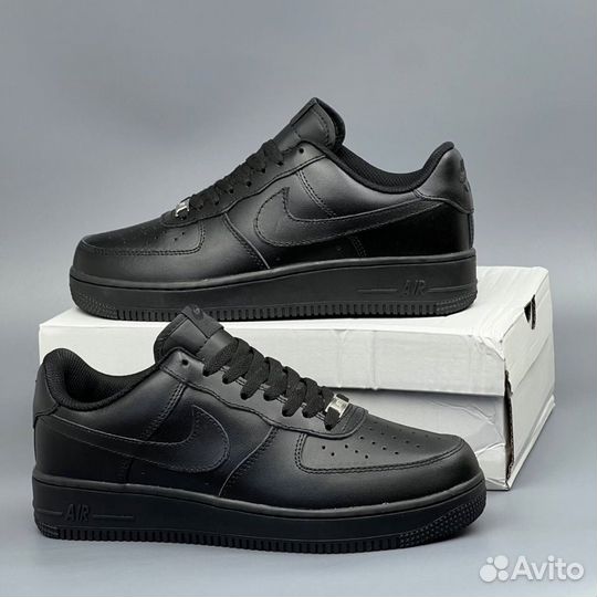 Мужские кроссовки Nike Air Force 1 Black