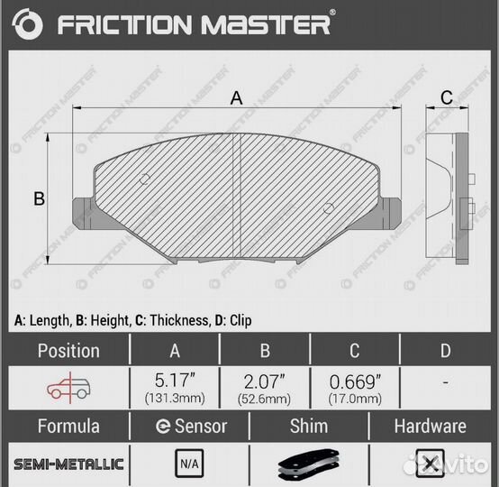 Тормозные колодки