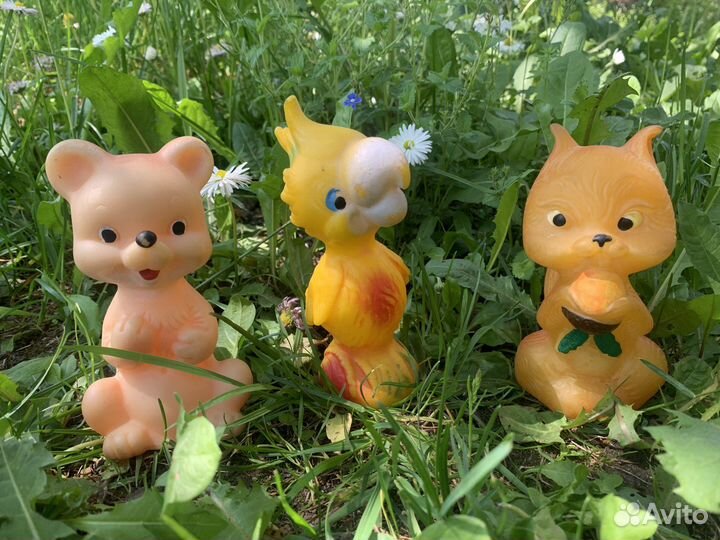 Резиновые игрушки СССР