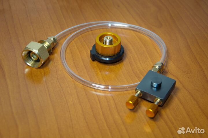 Адаптер для заправки газового баллона